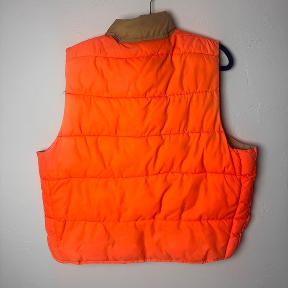 Vintage reversible hunting puffer vest jacket - Picture 10 of 12